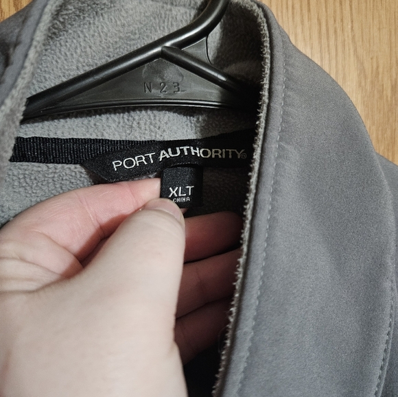 Mens XLT port authority gray full zip jacket! - Picture 3 of 6
